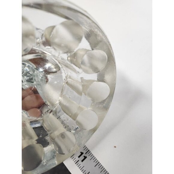 Vintage Cambridge Glass Seagull Flower Frog Crystal Bird in Flight Figurine - Picture 7 of 7